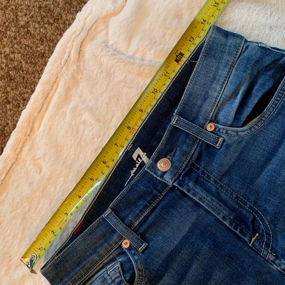 7 For All Mankind soft denim jeans - size 27 EUC - Picture 3 of 9